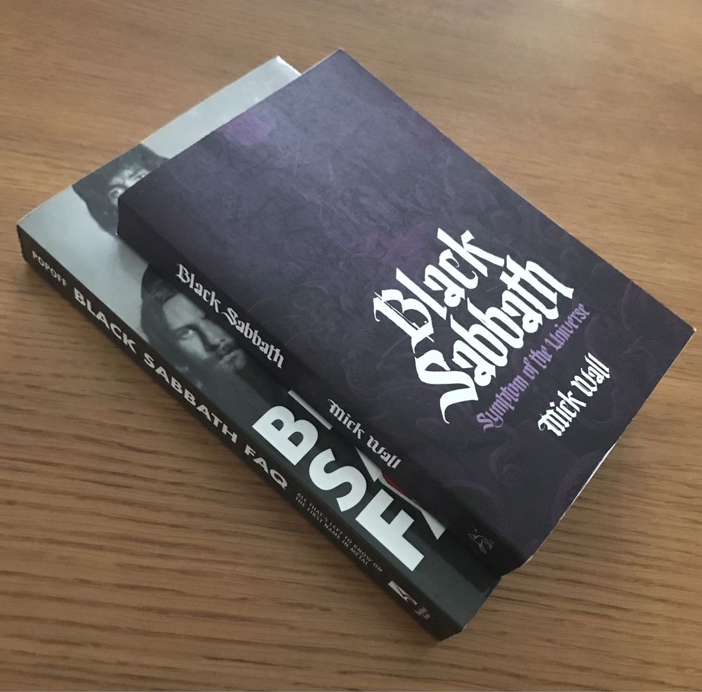 2 Livros Black Sabbath FAQ / Symptom of The Universe