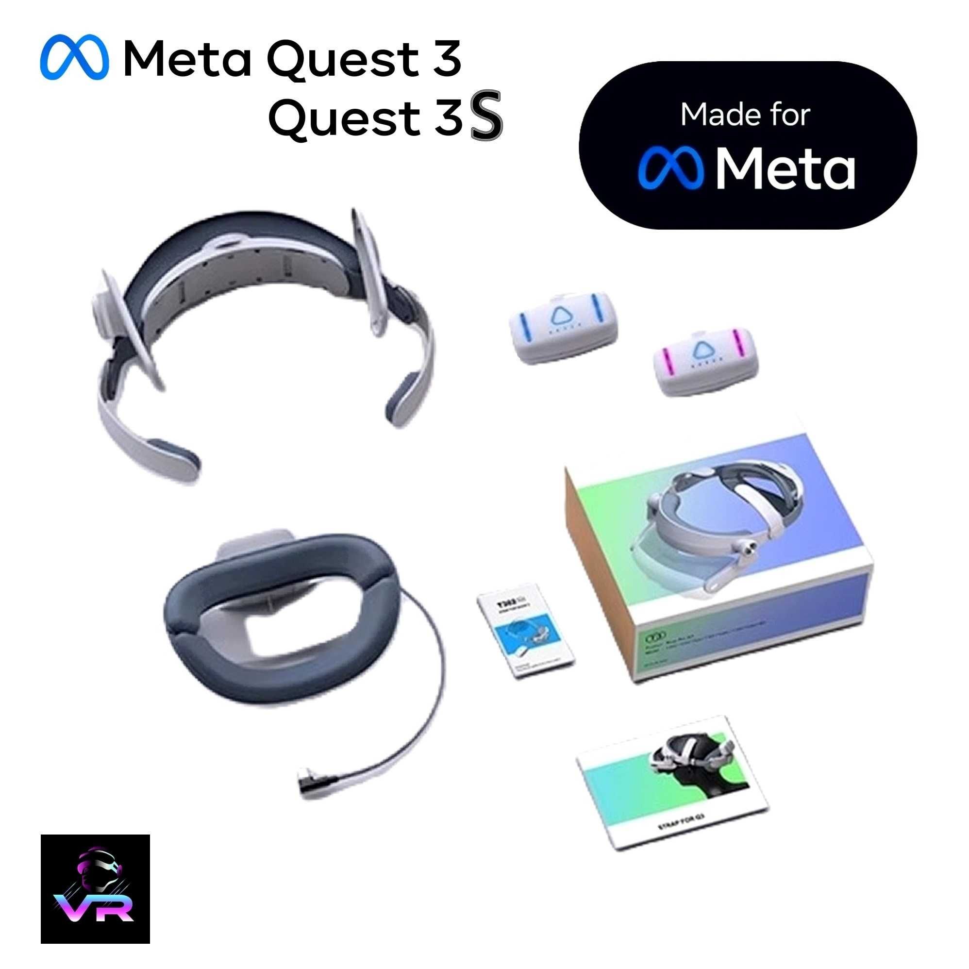 Meta Quest 3 (3S) кріплення Battery Halo Strap 2x 5000 mAh Oculus