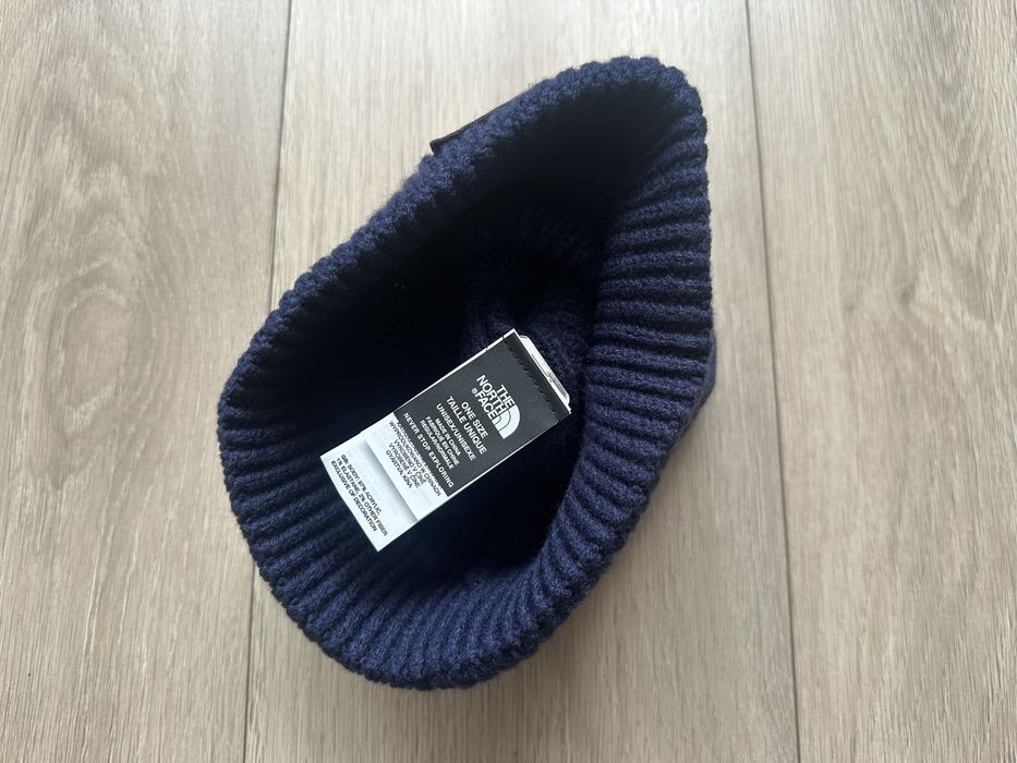 Шапка синя The north face