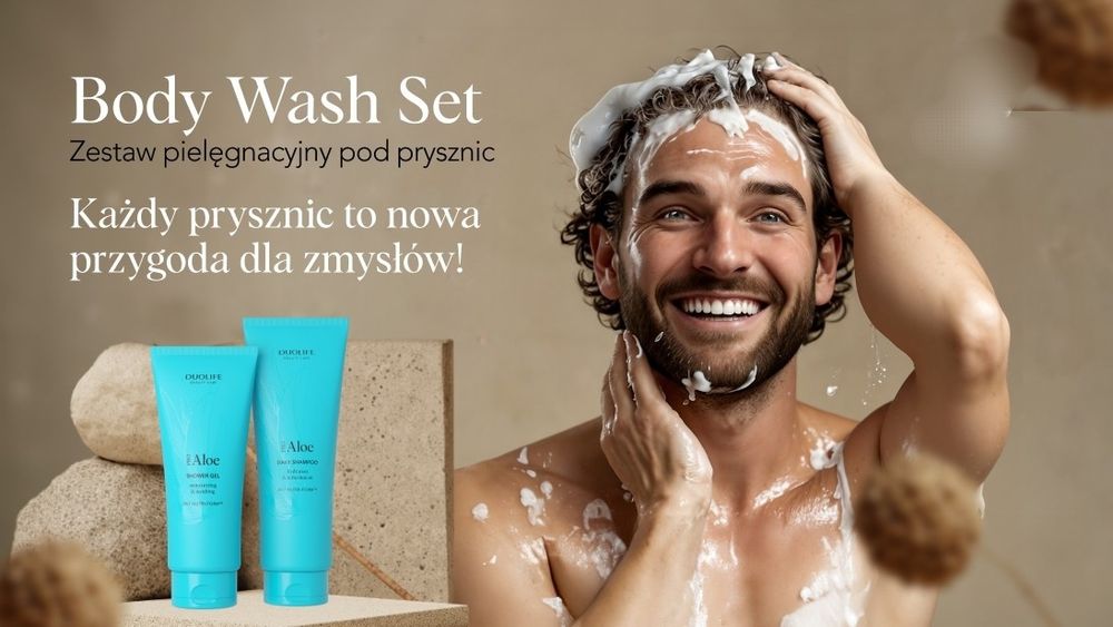 Zestaw żel i szampon aloesowy-prezent mężczyzna, kobieta