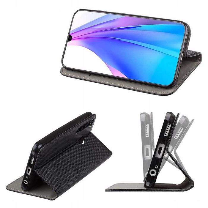 Etui Smart Magnet do Xiaomi Redmi Note 8T + Szkło Hartowane