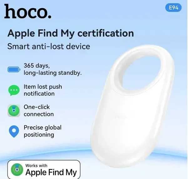 GPS пошуковий трекер брелок, Anti-lost device Hoco E94 Apple Find My