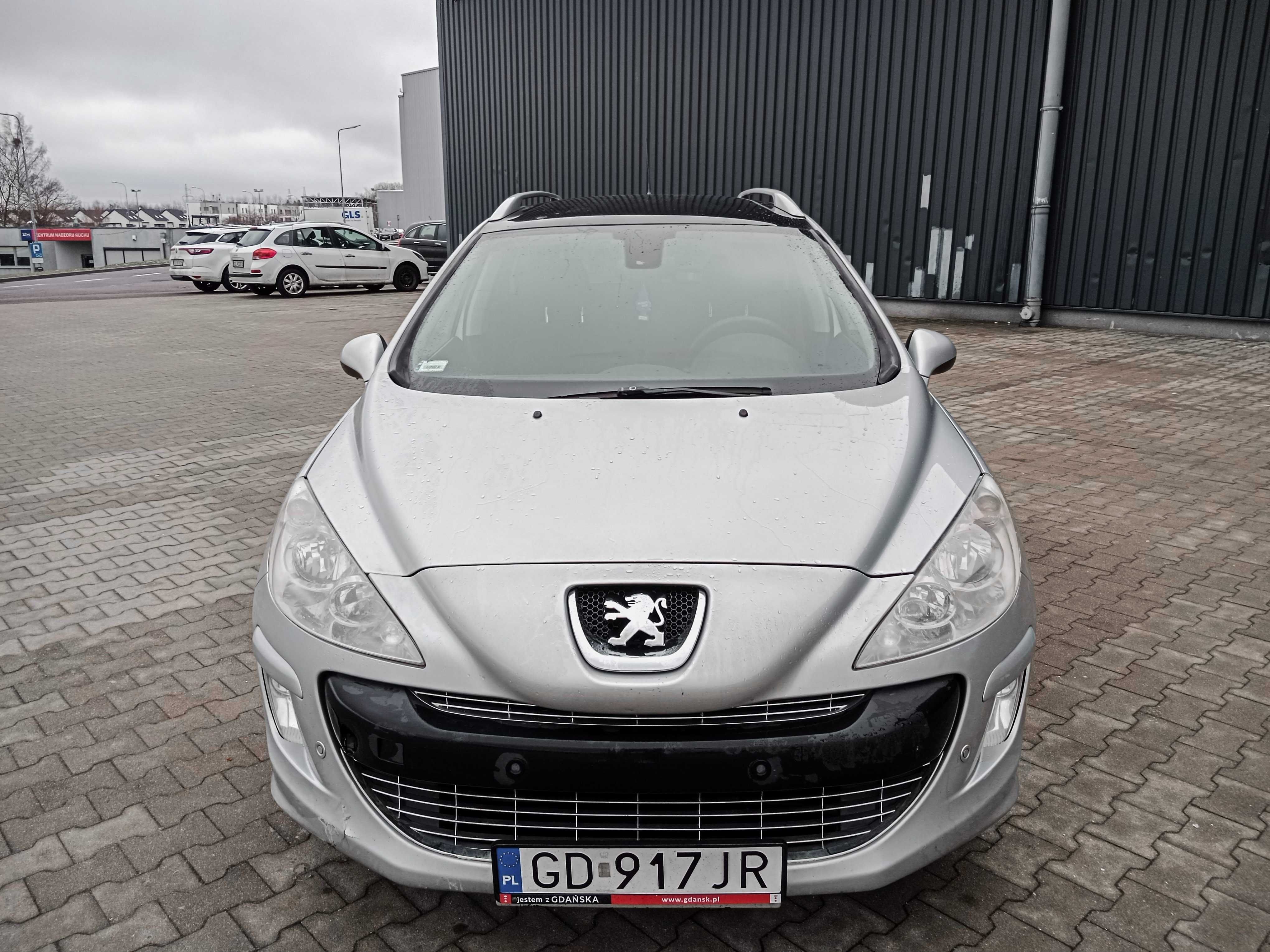 Peugeot 308 1.6 HDI, panoramiczny dach