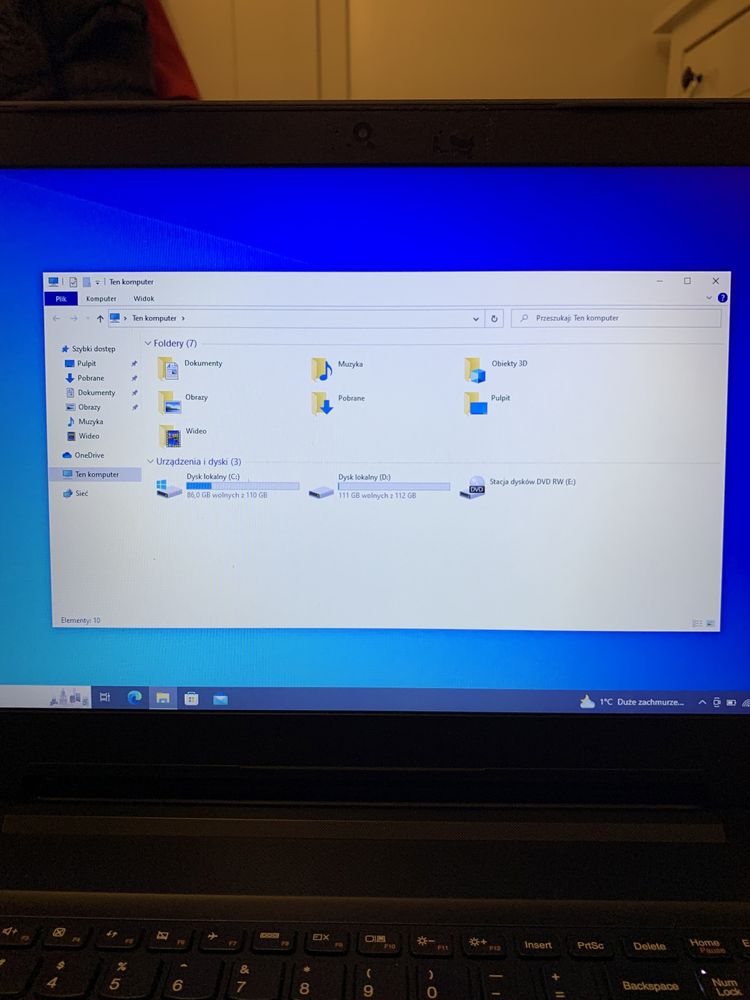 Laptop Lenovo NoteBook B71-80 17,3” (Gamingowy, biurowy) (i7, 8GB Ram)