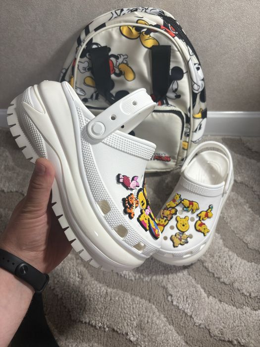 Женские Crocs ОРИГ crush mega ( сабо ) раз.36/23 см. ИДЕАЛ