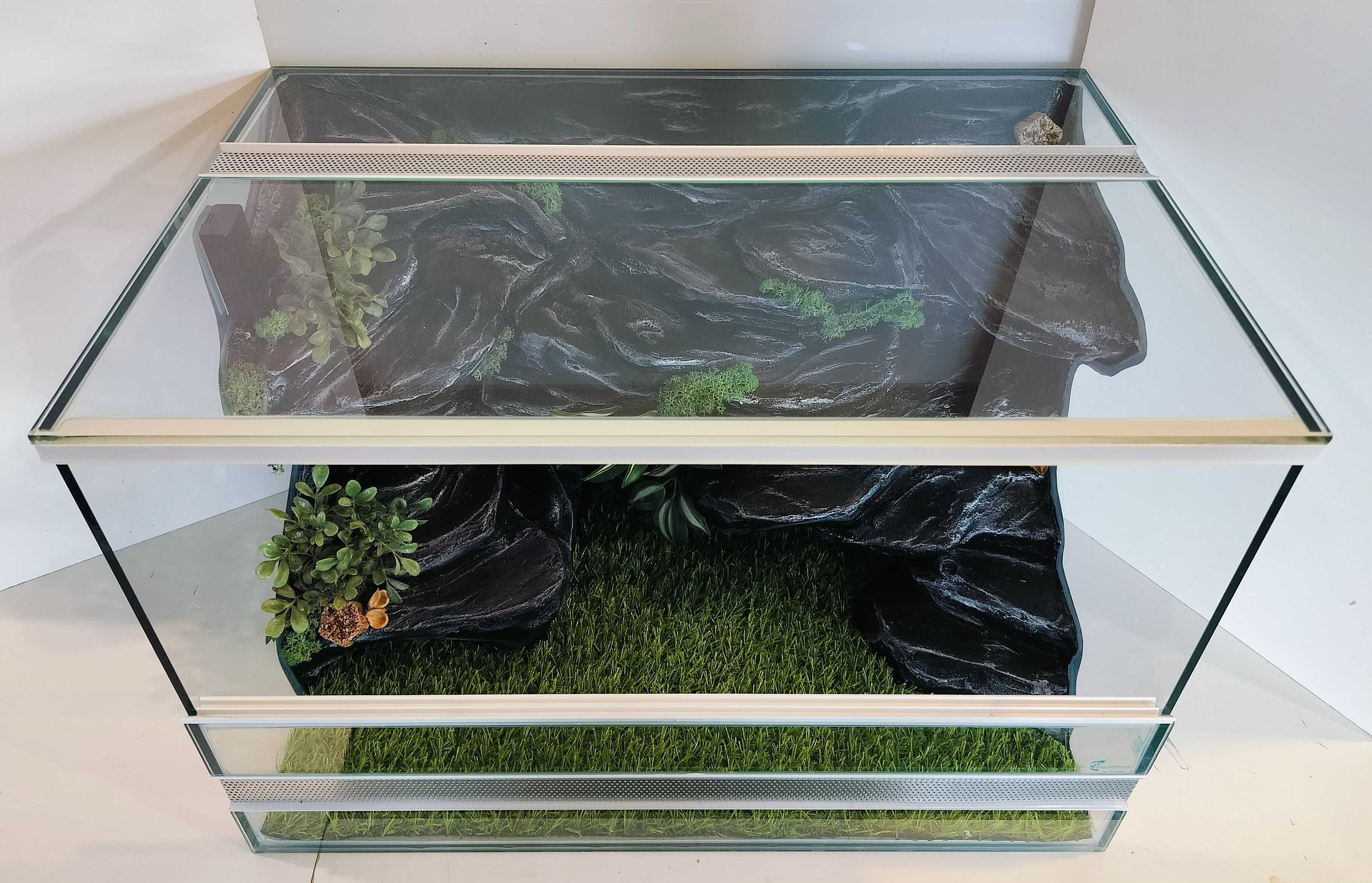 Terrarium z wyposażeniem dla gekona lamparciego, TW33B3L, AquaWaves