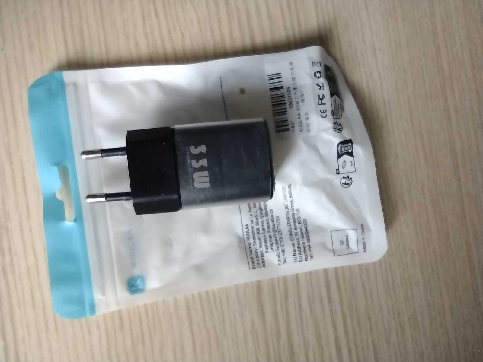 пристрій до планшету Essager 33W GaN  PD dual USB+C QC3.0