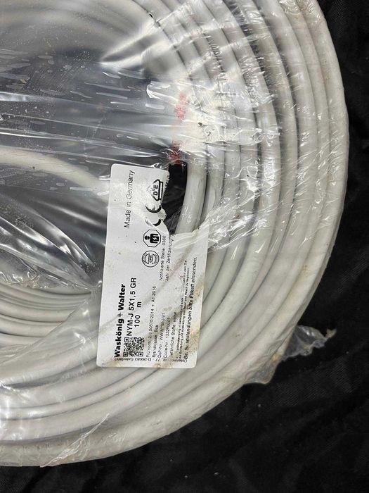 Kabel NYM-J 5X1,5 100M okrągły Waskönig Walter  3 szt