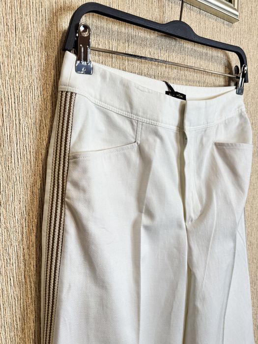 укорочені брюки, кюлоти з льону та бавовни massimo dutti, оригінал