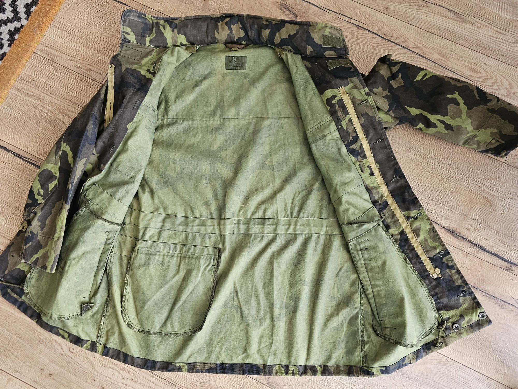 Kurtka parka wojskowa czeska vz. 95 bdb M lub L