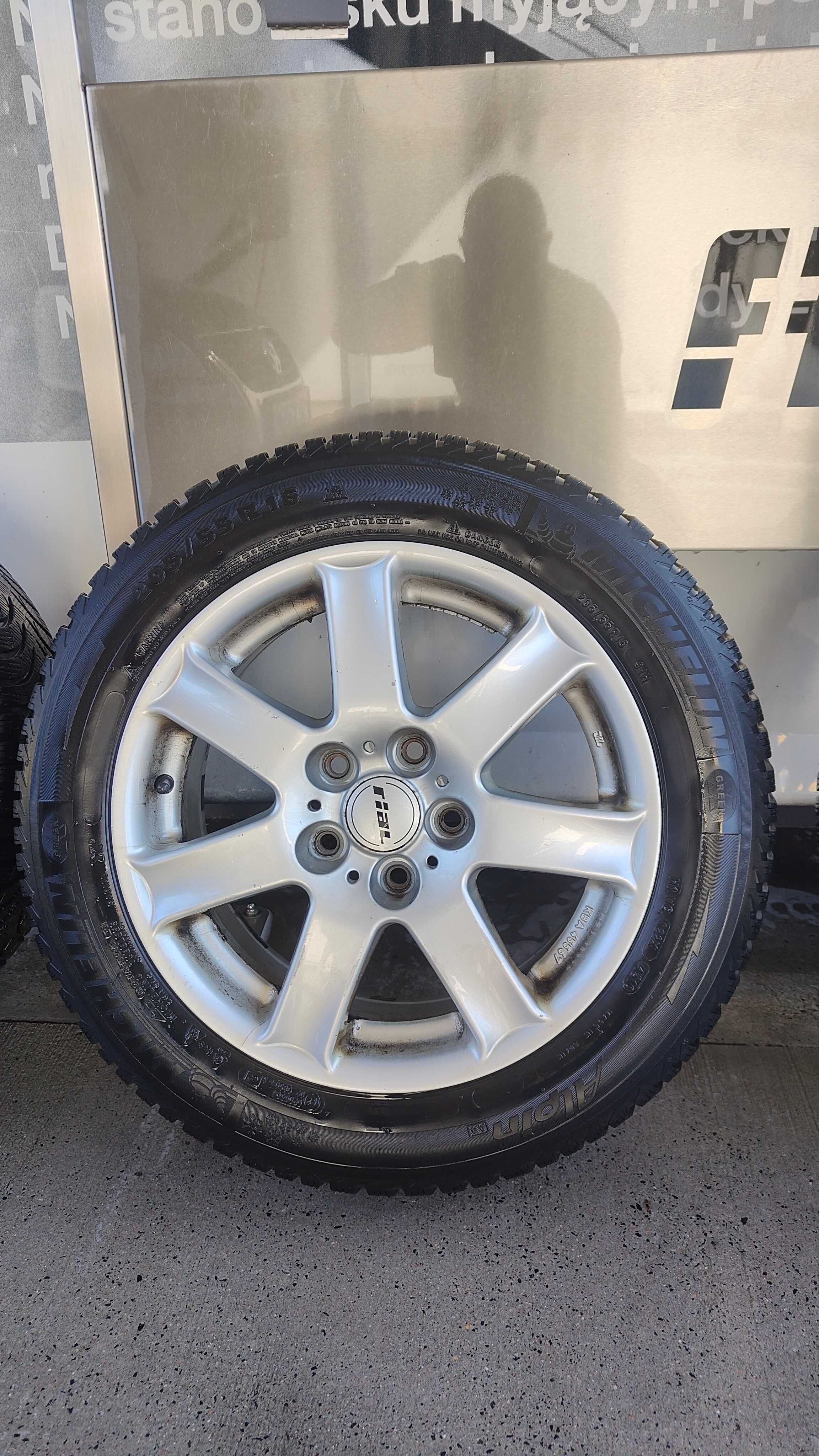 Felgi aluminiowe 16" Rial + opony Michelin 205/55 R16 Volkswagen