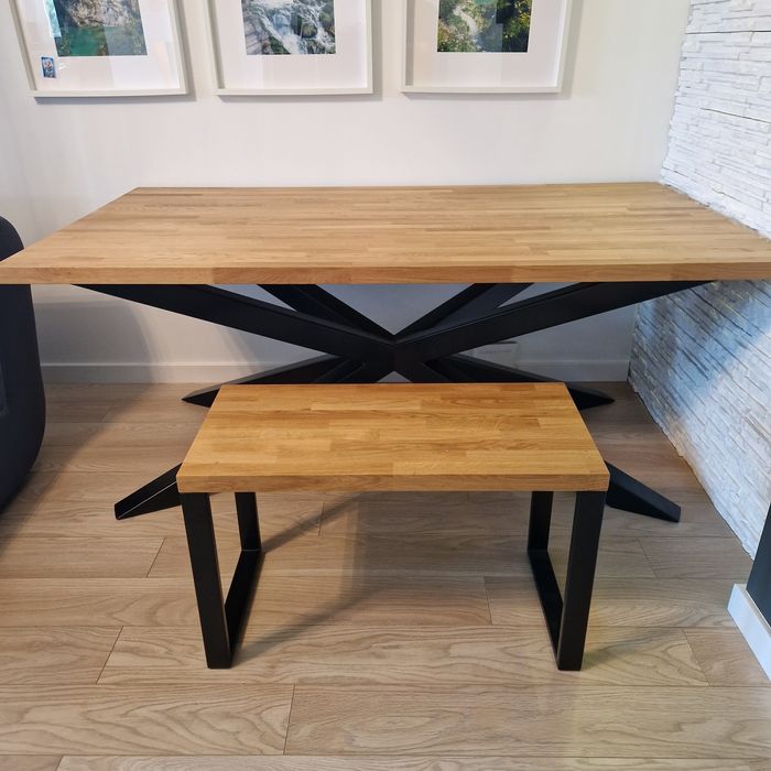 Stół  dębowy 95x180x4