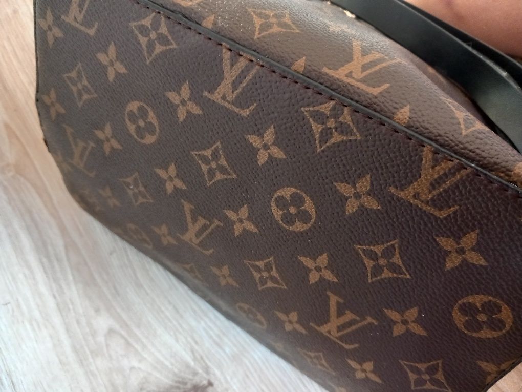 Louis vuitton canvas monogram torebka worek