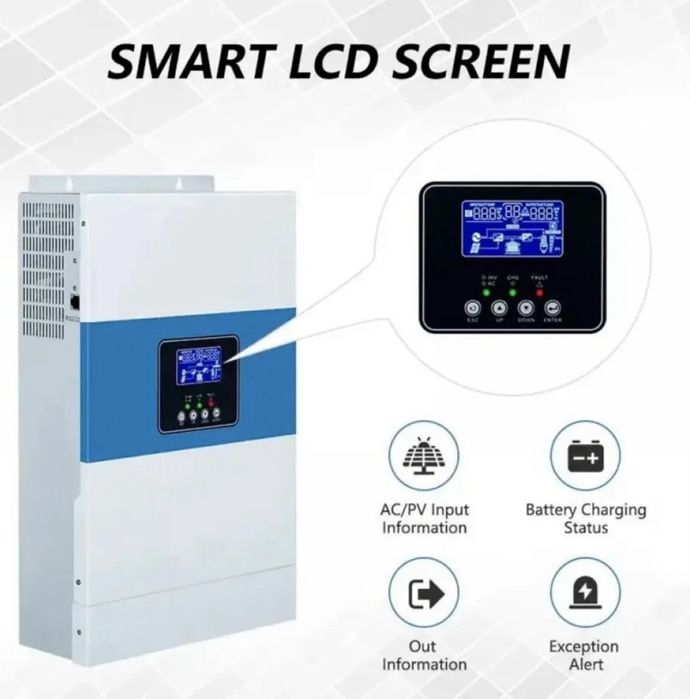 Інвертор Гібридний + Акумулятор Dipower комплект резервного живлення