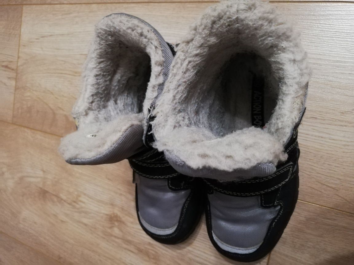 Buty zimowe, kozaki śniegowce Action Boy 30