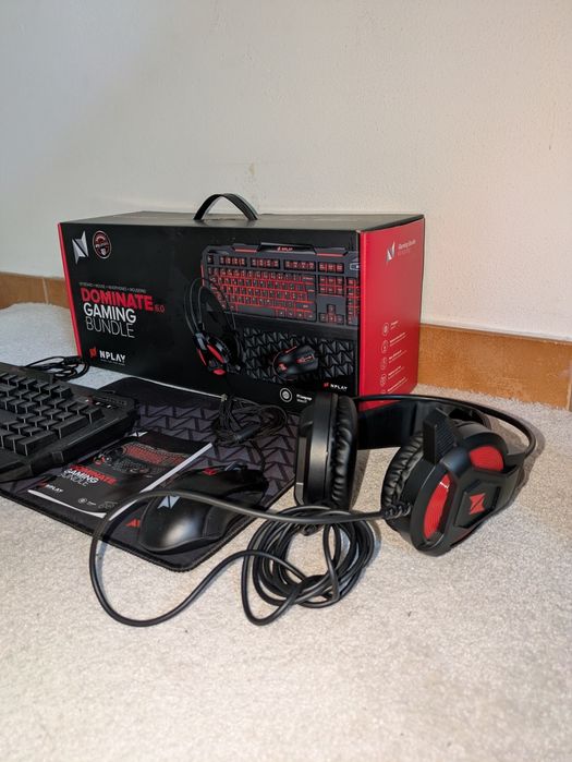 Teclado rató y auriculares aproveite