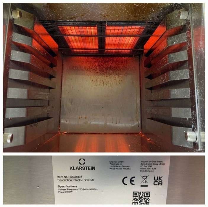 Високотемпературний гриль Klarstein  / высокотемпературный с Германии