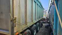 wywrotka zbożówka skrzynia aluminiowa, solidna ok 42m,
