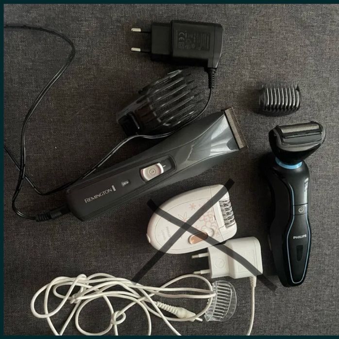 golarka Philips + maszynka Remington,