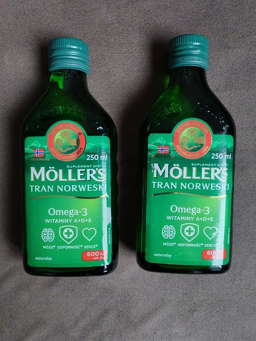 Moller's Tran norweski naturalny 250ml- 2 butelki