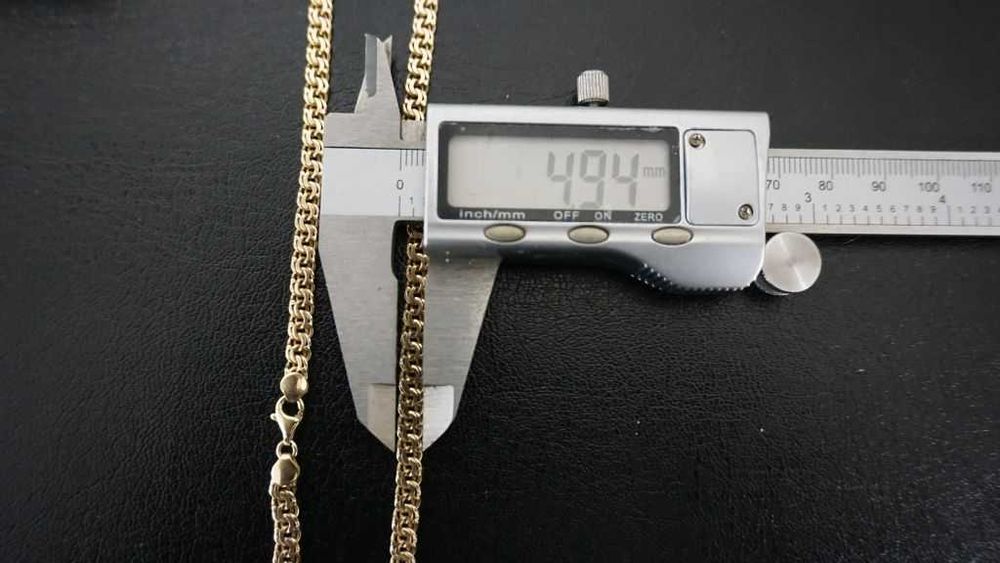 Złoty Łańcuszek Garibaldi - ŁAŃCUCH GALIBARDI SOCZEWKA - 20G