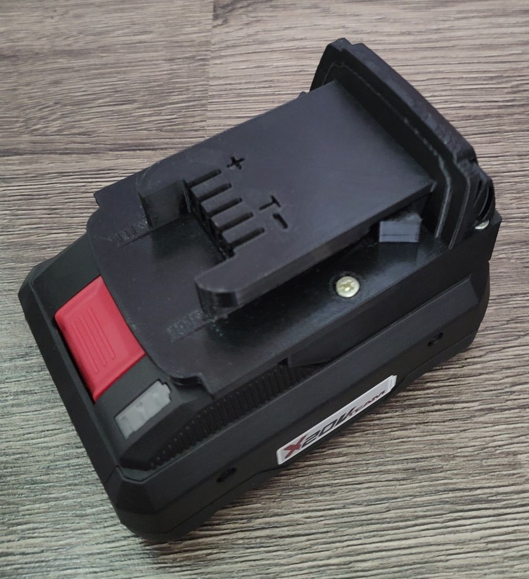 Adapter Milwaukee M18 na baterie Parkside X20V Team