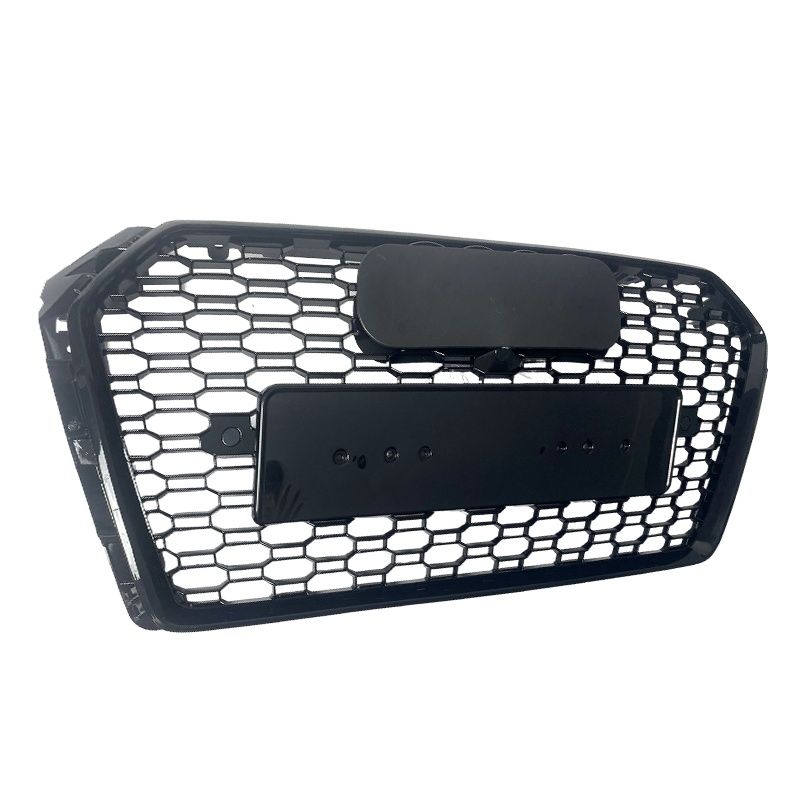 A4 B9 Atrapa Grill Wzór RS Przednia Chłodnica 2015/2019 Czarny Połysk