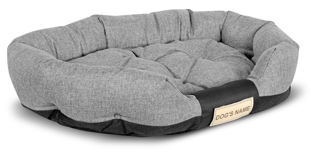 Legowisko Dla Psa 100X75 Cm Personalizowane Wodoodporne Szare