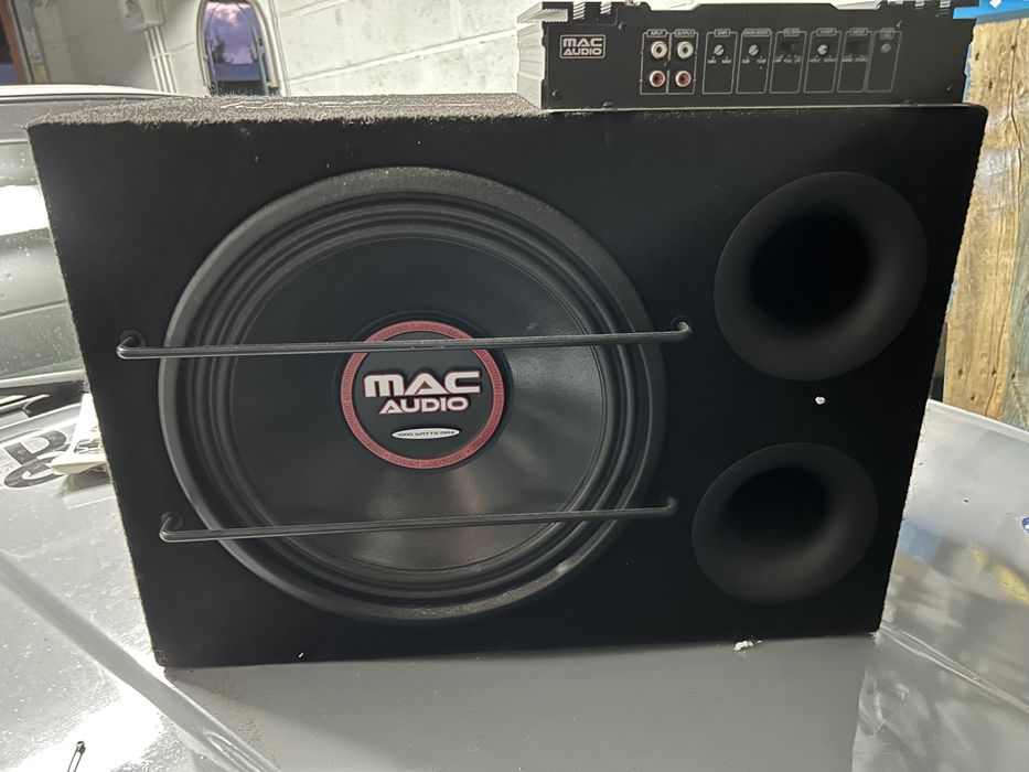 Tuba basowa Mac audio + wzmacniacz Mac audio