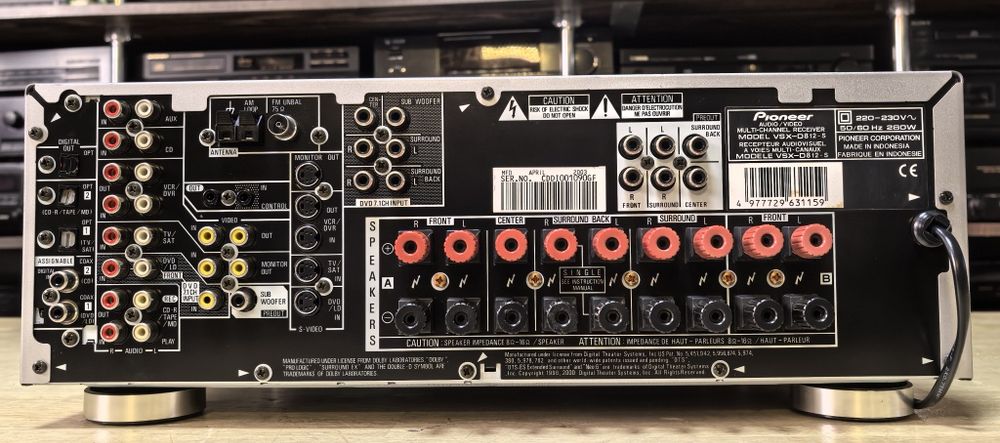 Ресивер Pioneer VSX-D812/8Ω/Optical
