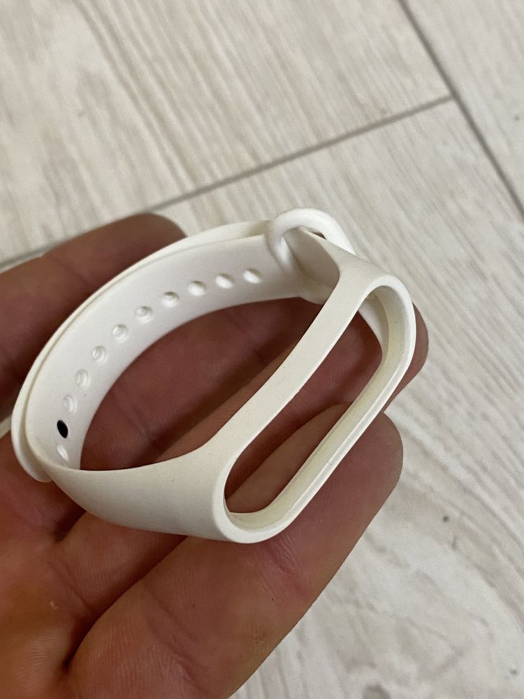 Браслет ремінець ремінчик для MI BAND 2 3 / мі бенд вишневий білий