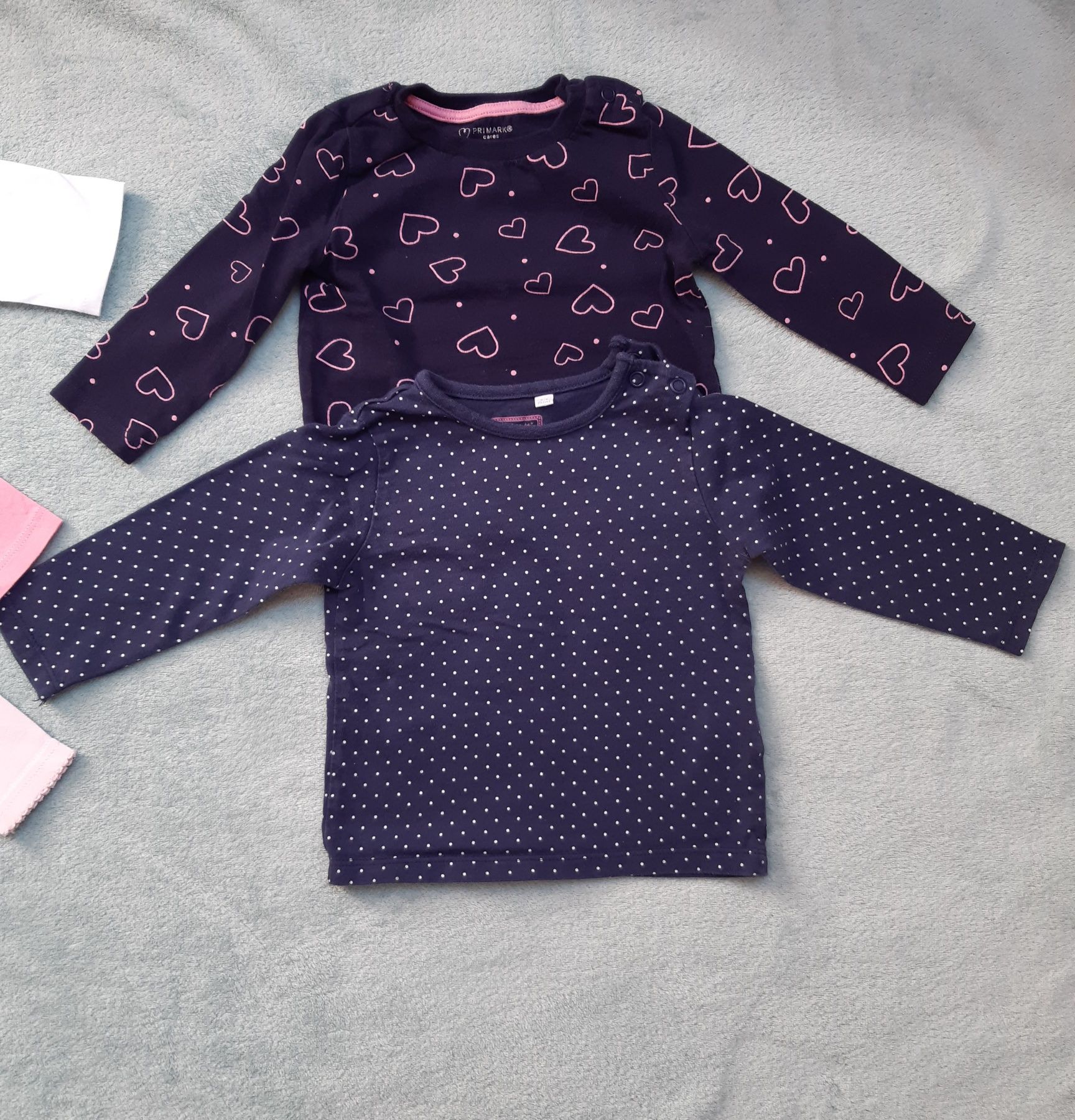 PAKA sukienka bluzeczki 6-9 74cm dres disney myszka PACZKA