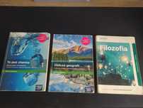 Ksiażki do 1 klasy. Filozofia, geografia, chemia