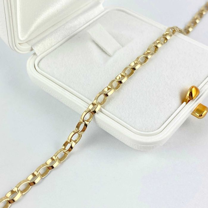Cudowna ZŁOTA bransoletka PRÓBA 585 (14K) długość 18,5 cm