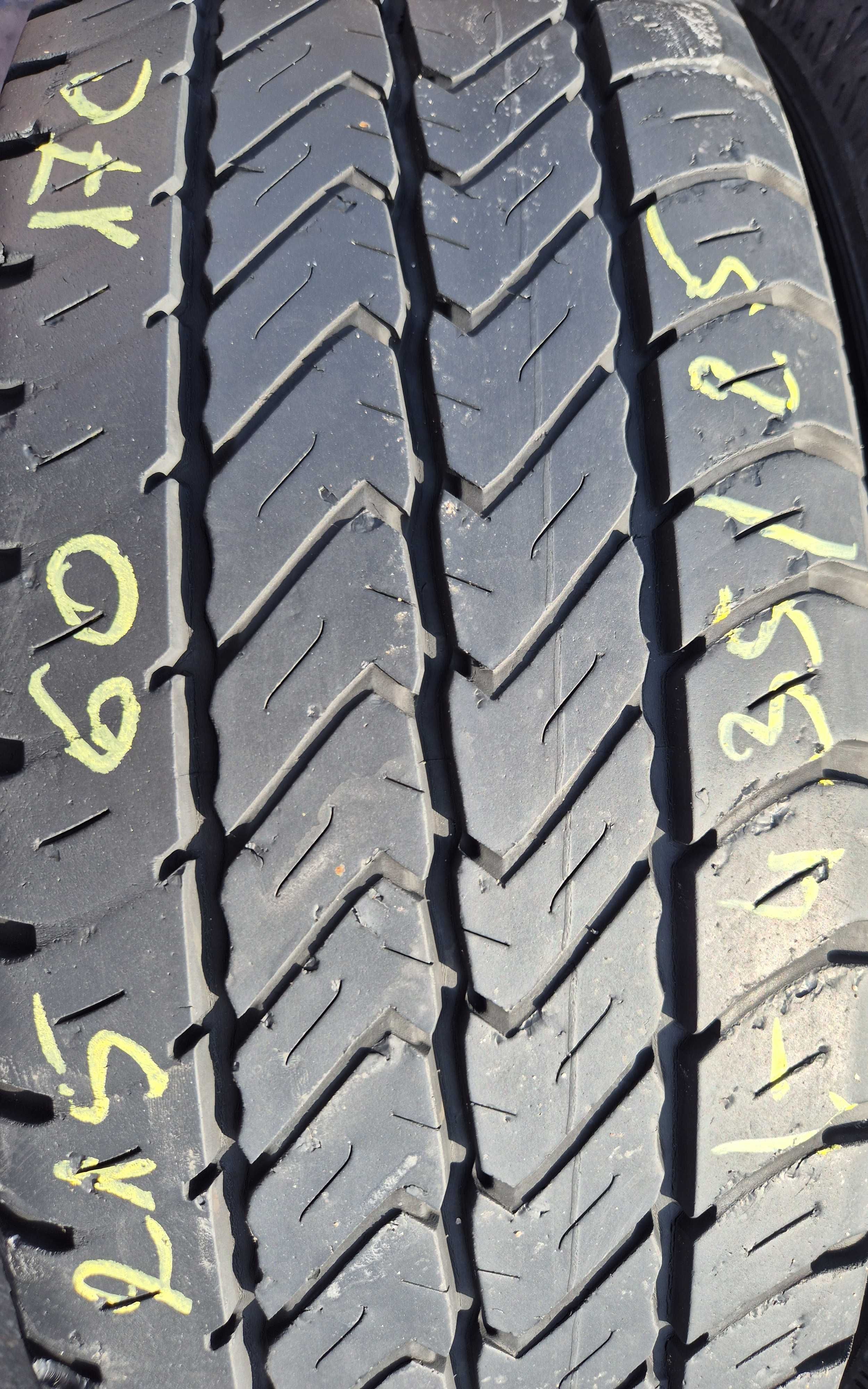 215/60r17C (L435/25)006 2szt 5,5mm 18r EconoDrive DUNLOP LETNIE