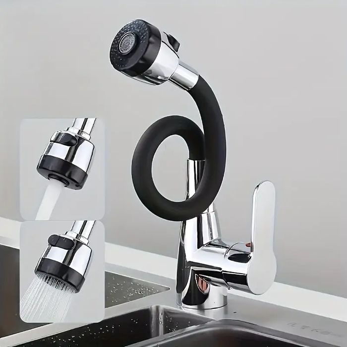 Кран, гнучкий змішувач для кухні