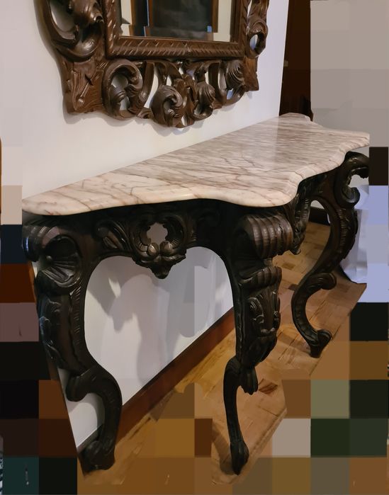 Credência com espelho