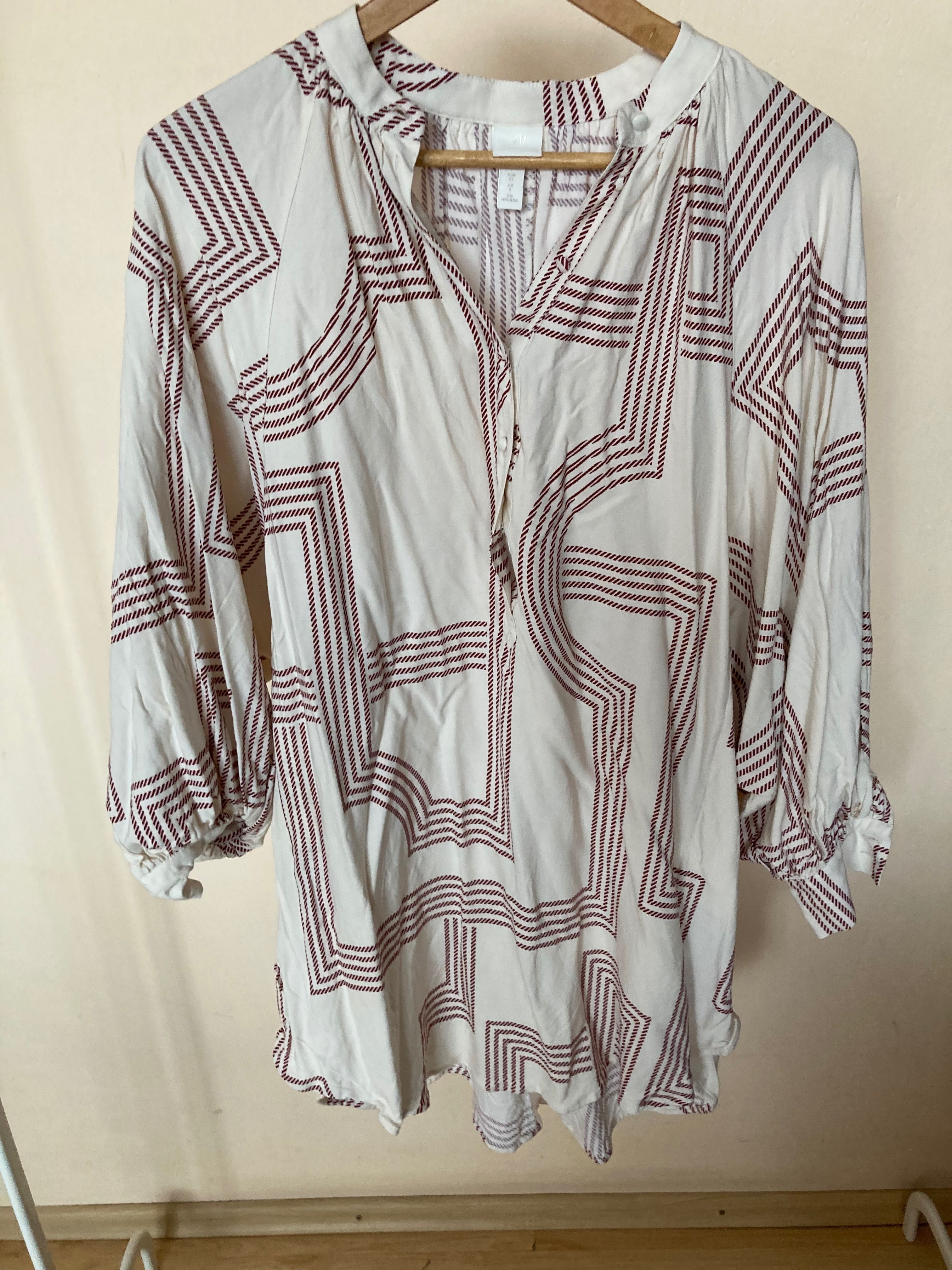Sukienka z geometrycznym wzorem H&M roz. XS