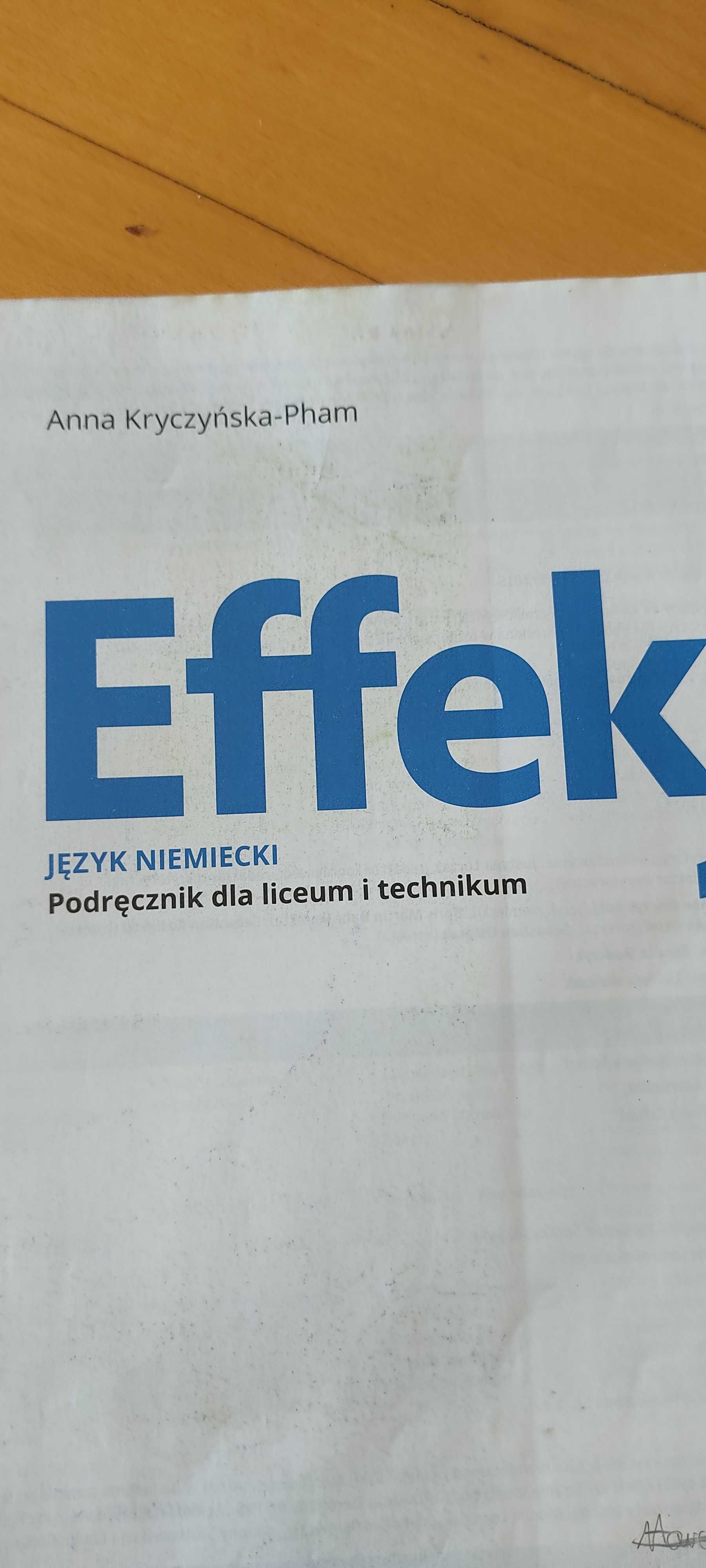 Effekt język niemiecki kl 1 technikum liceum