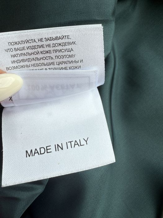 Куртка-пиджак, Adamo, кожа, Италия, размер 38