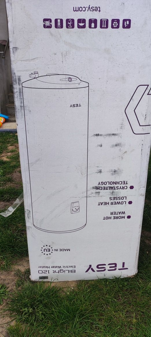 Elektryczny przepływowy podgrzewacz wody TESY 120 l