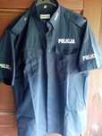 Policja: koszula służbowa kr. rękaw.