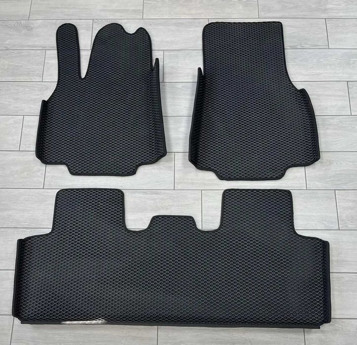 Коврики ЕВА з бортиками+3Д лапа Tesla Model Y/Model X/Model 3