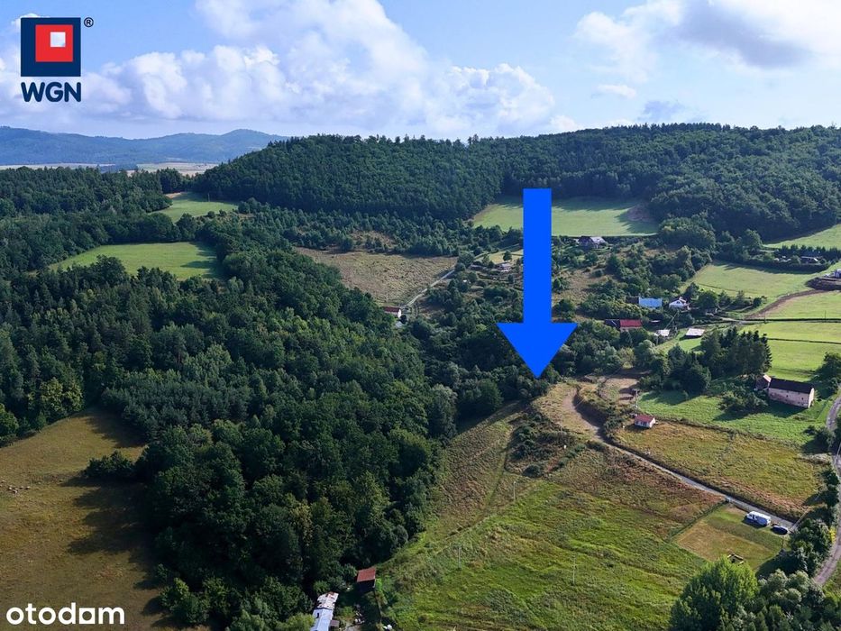 Malownicza działka budowlana z widokiem na góry - Ziemia Kłodzka.
