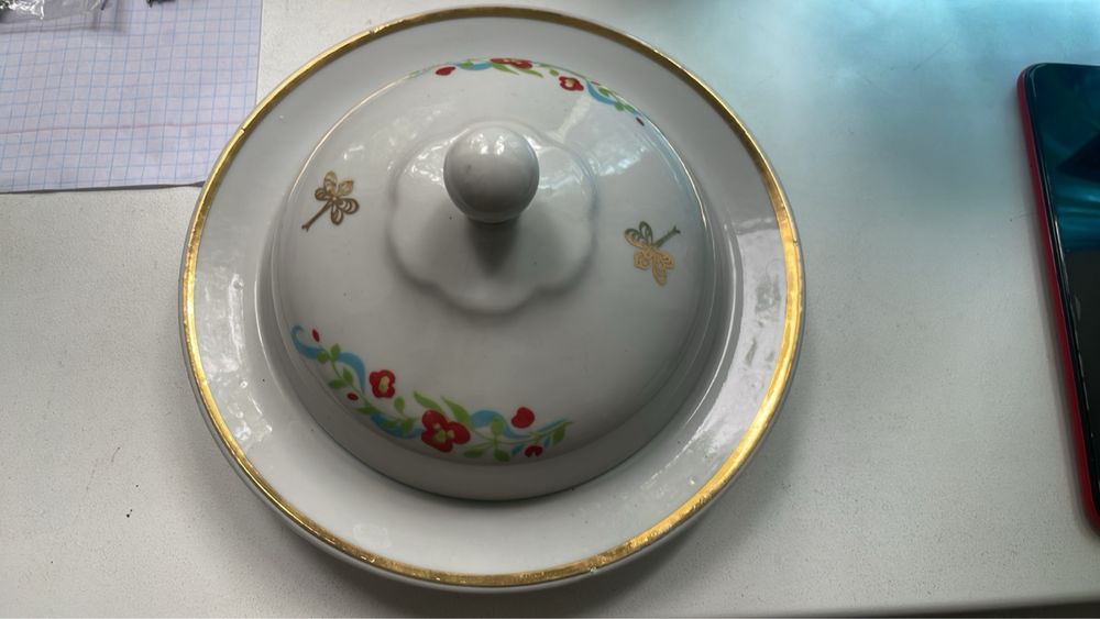 фарфоровый чайник Чехословакиязаварник сахарница чашка масленица самов