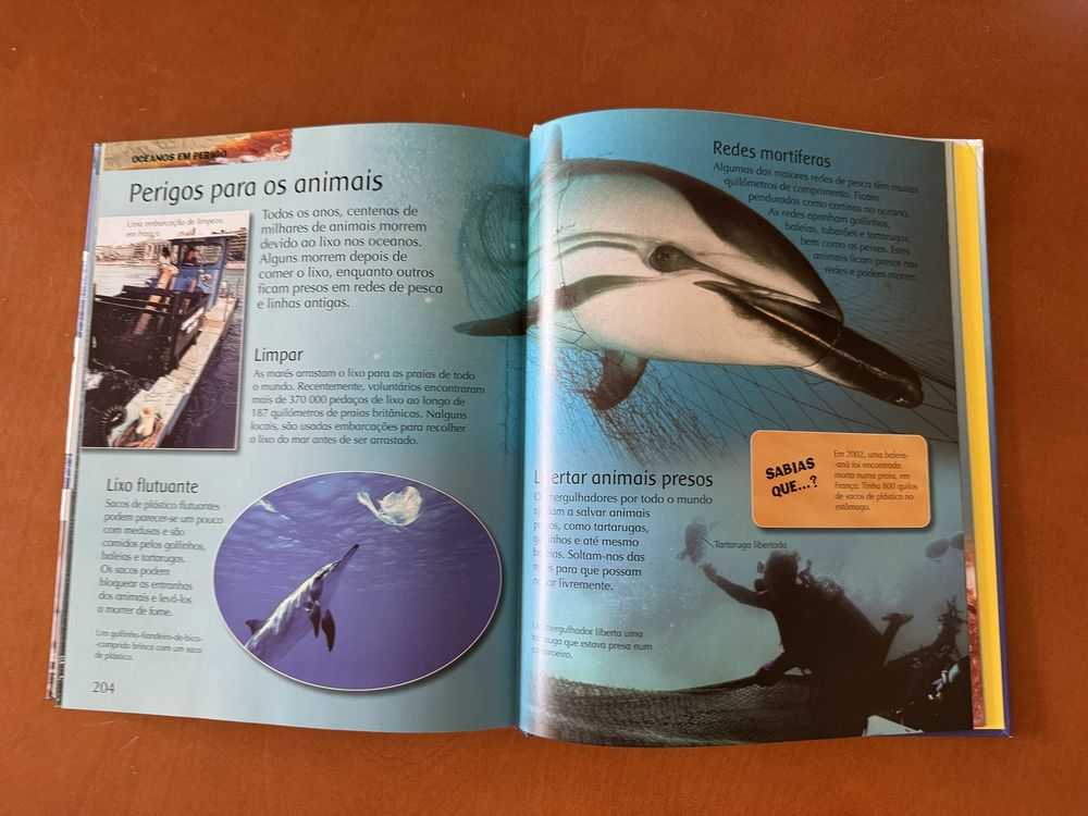 Livro Vida nos oceanos