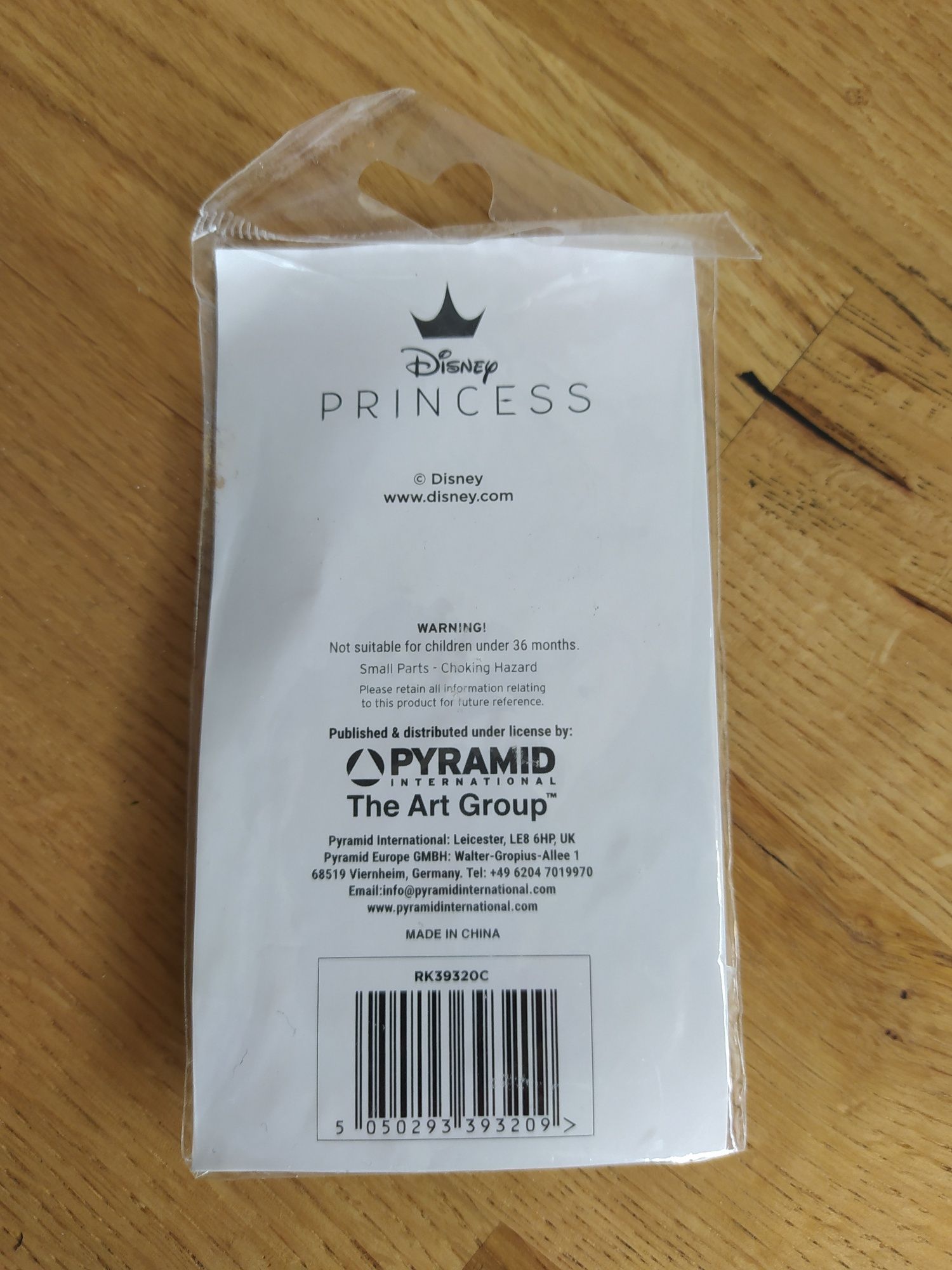 Dziewczęcy, różowy brelok breloczek Disney Princess Pyramid