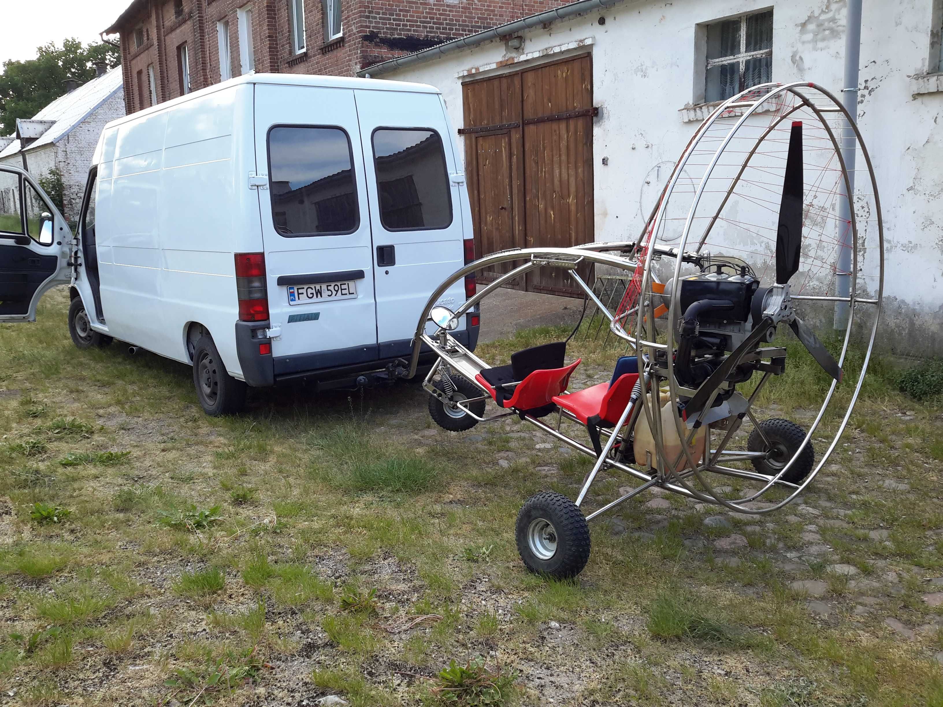 Trajka tandem Ppg wózek.