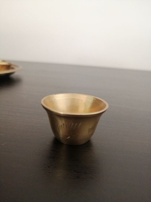 Conjunto de chá em latão do Iraque