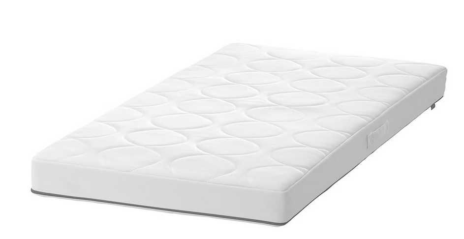 Ikea - Berço GULLIVER + Colchão JÄTTETRÖTT + Tabua lateral